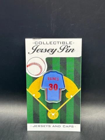 Montreal Expos Tim Raines jersey lapel pin-Classic Retro Collectable Cover