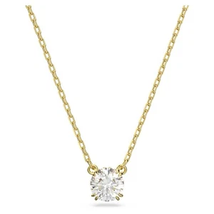 Swarovski Zirconia Constella Pendant Round Cut, White, Gold-Tone Plated 5636703 - Picture 1 of 6