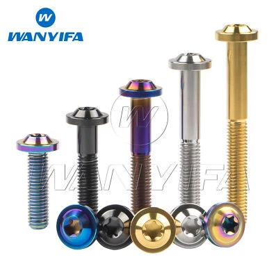 WANYIFA M8 Titanium Bolts Plum Head Truss Screw T40 Torx 10 15 20 25 30 35 40 50 60 70mm