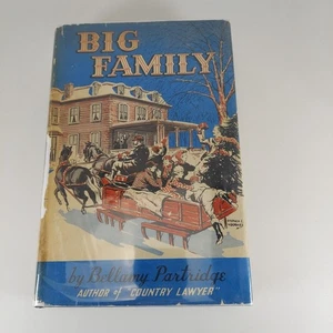 Big Family Bellamy Partridge 6th Printing 1941 Whittlesey House Illustrated HCDJ - Bild 1 von 14