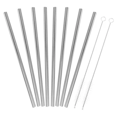  Cannuccia Acciaio Inox Cannucce Riutilizzabili Inossidabile Di Tè Al Latte - Immagine 1 di 4