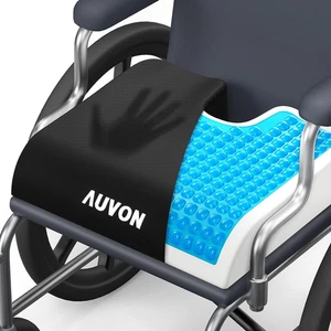 Gel Rollstuhl Sitzkissen, ergonomisch mit wasserdichtem Seidenstoff Anti-Rutsch Bezug - Bild 1 von 12