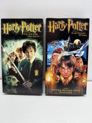 2 Vtg VHS. Harry Potter and the chamber of secrets And the sorcerer’s Stone - Image 1 of 4