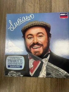 LUCIANO PAVAROTTI  PAVAROTTI AND FRIENDS VINYL LP LONDON RECORD LABEL VERY GOOD  - Picture 1 of 1