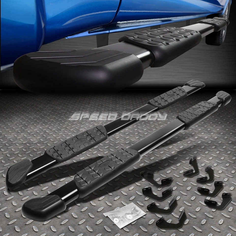 FOR 07-21 TUNDRA CREWMAX 5" MATTE BLACK OE STYLE STEP BAR NERF RUNNING BOARD Foto 1 de 4
