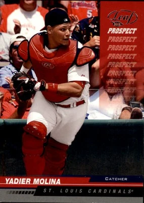 2005 Leaf #250 Yadier Molina PROS - NM-MT - Image 1 of 2