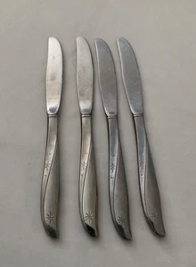 4 Oneida Twin Star Community Stainless Dinner Knife Knives Set 8 5/8” - Imagen 1 de 4