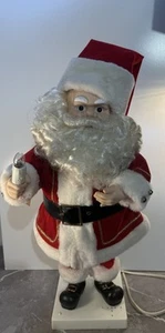 Vintage Telco Motionette Weihnachtsmann Weihnachten 24" animiert beleuchtet mit Musik - Bild 1 von 12
