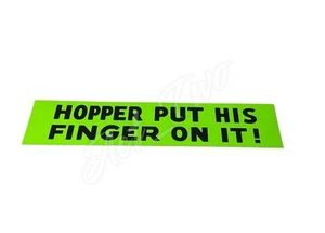 Adesivo paraurti Hopper vintage anni 70 hopper mettici il dito Dennis Hopper biker - Foto 1 di 4