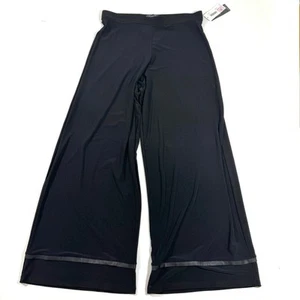 New Sympli Frame Full Pants Black Wide Leg Size 12 - Picture 1 of 9