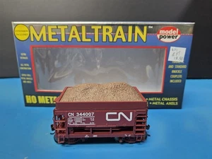 Model Power HO 1906  U-29 Metal Ore Car CN black 344007 In Box - Picture 1 of 7