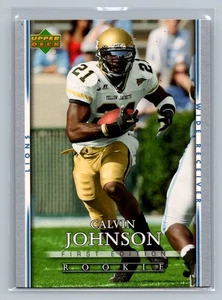 2007 Upper Deck First Edition #103 Calvin Johnson - Picture 1 of 2