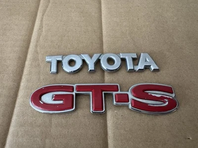 ENVÍO GRATUITO OEM 00 01 02 03 04 05 JUEGO DE INSIGNIAS EMBLEMA TRASERO TOYOTA CELICA GTS GT-S Foto 1 de 4