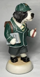 Robert Harrop Doggie People Limited Edit BORDER COLLIE PUPPY School Boy  DPUP08 - Picture 1 of 13