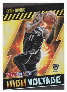2020-21 Panini NBA Hoops Kyrie Irving #13 High Voltage Insert Brooklyn Nets - Picture 1 of 2