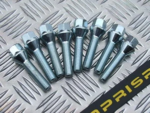 Renault Megane, clio, Laguna etc extra long wheel bolts - 45mm set of 8 - Picture 1 of 1