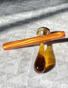 (005) Sparkling Goldstone Transparent Ceramic Style Sealing Wax Sticks - Picture 1 of 4
