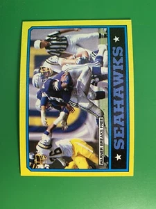 1986 Topps Seahawks Team Leaders TL #200 Seattle Seahawks - Picture 1 of 2