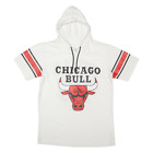 Hooded Chicago Bulls Mens T-Shirt White M
