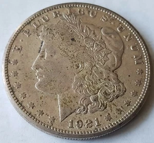 US 1921 EF Morgan Dollar D Mint Beautiful Condition Silver Coin Lot 1 - Picture 1 of 4