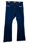 Levi's Curvy Boot Cut Jeans Dark Wash Damen Größe 33/30 blau Jeans
