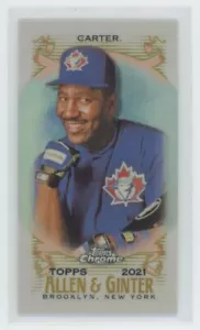2021 Topps Allen & Ginter Chrome Mini Joe Carter Toronto Blue Jays #17 - Picture 1 of 2
