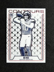 2024 Phoenix Contours Insert Bo Nix Rookie Card RC Denver Broncos - Picture 1 of 2