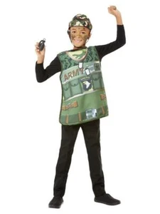 Child Army Services Fancy Dress Instant Kit One Size - Picture 1 of 2