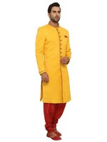 Men's Royal Rajputana Wedding Long Coat 