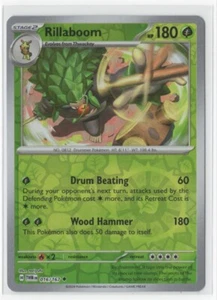 Pokemon Twilight Masquerade 016/167 Rillaboom Reverse Holo - Picture 1 of 1