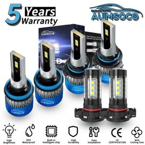 6x 9005+H11+H16 LED Car Light Lamps Bulbs For Chevrolet Silverado 1500 2007-2015 - Picture 1 of 17