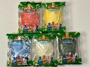 Vtg 1993 Mighty Morphin Power Rangers Moisturizing Bath Soap PICK YOUR COLOR - Picture 1 of 3