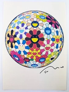 Takashi Murakami Original Vintage Art Print Lithograph Signed Limited COA - Picture 1 of 3