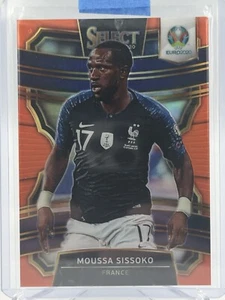 2020 Panini Select UEFA Euro Preview Terrace Orange Prizm 81/125 Moussa Sissoko - Picture 1 of 3