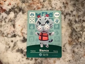 BIANCA 164 Animal Crossing Amiibo Authentic Nintendo Mint Card From Series 2 - Picture 1 of 1