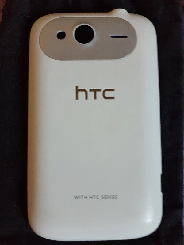 Capa traseira branca para celular HTC Wildfire S - Imagem 1 de 1