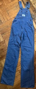 Monos vintage años 90 Levi mezclilla babera ligeros lavado medio ropa de trabajo talla 25 x 34 - Imagen 1 de 4