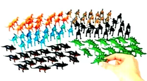 Dinosaur Assortment Set of 40 Maths Teaching Resources Learning Kids Toy - Picture 1 of 1
