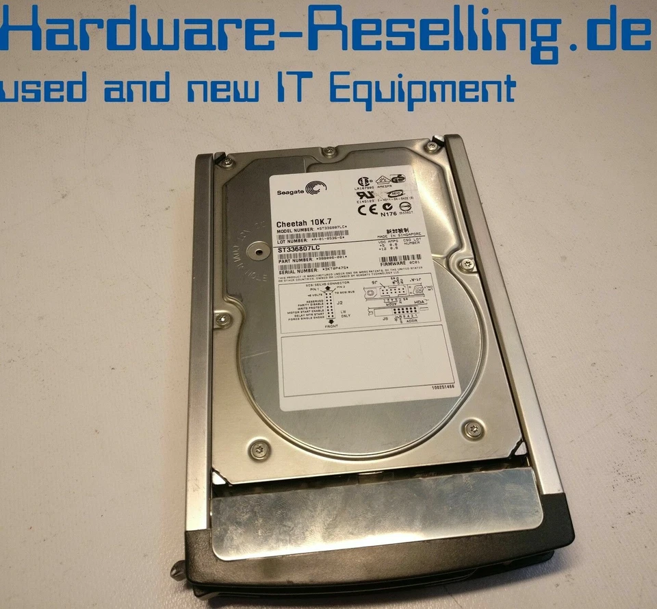 Seagate Supermicro 36GB 2.5" 10k SCSI HDD ST336807LC A-01-0536-6 9BB006-001 - Bild 1 von 1