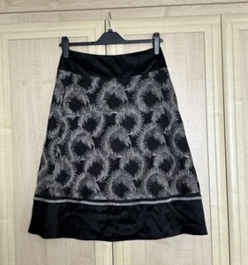 Monsoon Women’s Casual Lined Silk A Line Linen Midi Skirt - Ladies Size UK 10 - Picture 1 of 4