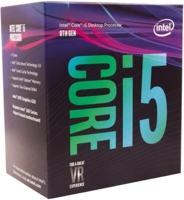 Procesador Intel Core  i5-8400 2.8GHz 9 MB LGA 1151 RRepacked - Imagen 1 de 3