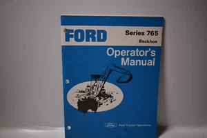 Ford Operator's Manual for Series 765 Backhoe - Picture 1 of 3