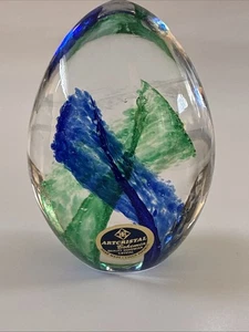 VELA DE VIDRIO VINTAGE ARTCRISTAL BOHEMIA Art Peso de papel - Imagen 1 de 6