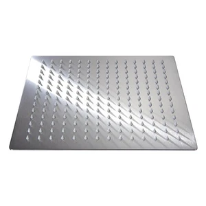 12 Inch Rain Shower Head Brushed Nickel 304 Stainless Steel High Pressure Rai... - Picture 1 of 5