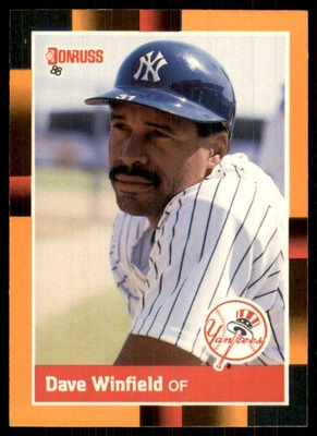 1988 Donruss Baseball's Best #244 Dave Winfield New York Yankees - Image 1 of 2