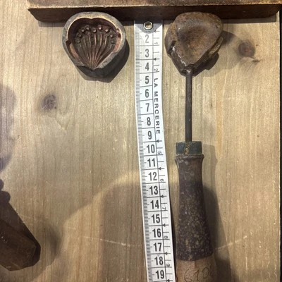 outils anciens Fleuriste .fer a Gaufrer Et Découpe 19eme Siècle - Photo 1/4