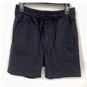 Cotton Citizen NEW Simon Shorts Cotton Blend Button Fly Drawstring S Super Navy - Picture 1 of 8