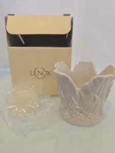 Lenox Tulip Garden Votive Candle Holder W Candle, New Open Box - Picture 1 of 9