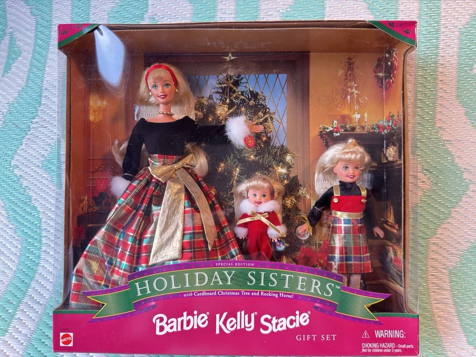 Подарочный набор для куклы Holiday Sisters Barbie Kelly & Stacie 1998 Mattel 19809 - Изображение 1 из 4