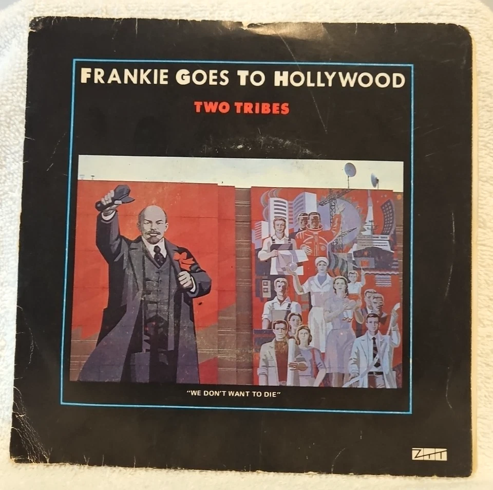 Frankie Goes To Hollywood – Two Tribes- 1984 ZTT 97004 7" 45 Single Record NM/EX — 第 1/4 张图片